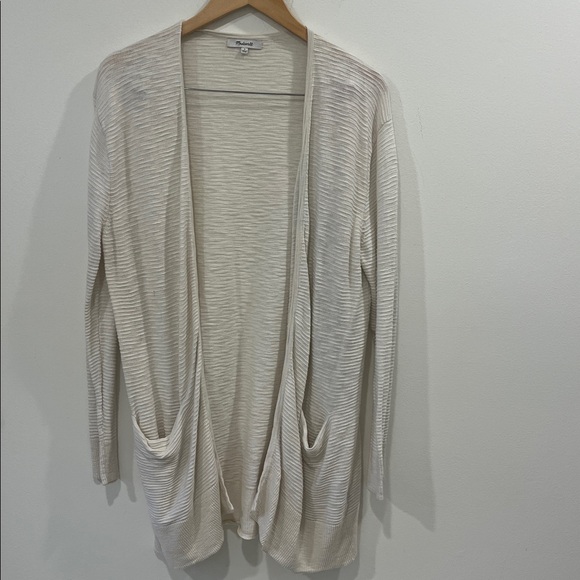 Madewell Ryder Cream Open Cardigan - Picture 5 of 7